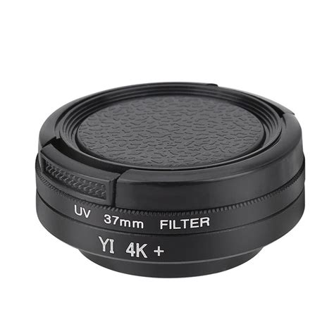 mm uv lens filter  lens cap adapter ring  yi ii  action sports camera lens protect