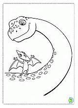 Coloring Train Dinosaur Pages Dinokids Template Close sketch template
