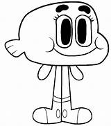 Gumball Coloring Amazing Pages Cartoon Network Darwin Printable Characters Drawings Character Drawing Draw Para Colorear Print Mundo Color Books Template sketch template