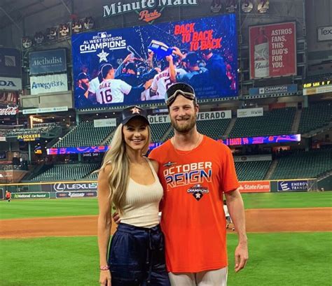 gerrit coles hot wife amy shines  astros playoff game  sports daily