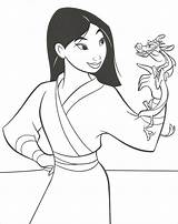 Mulan Inspirant sketch template