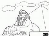 Sphinx Giza Egypt Egypte Limestone Egyptian sketch template