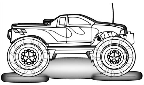 beautiful printable truck coloring pages  race car coloring