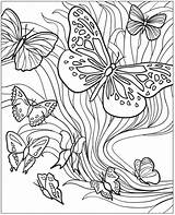 Coloring Pages Teens Butterfly Teen Rocks Adult sketch template