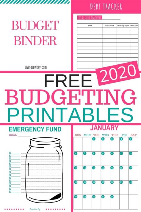 budget binder printables  saving money easy budget binder