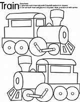 Coloring Crayola Train Pages Print sketch template