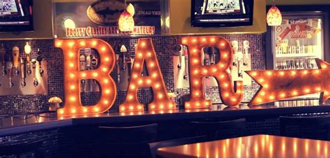 bar lights  signs ideas  foter