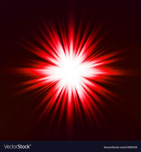 light flare red effect royalty  vector image