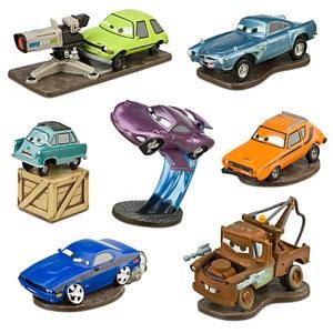 hot disney cars  deluxe  piece figure play set  shipped