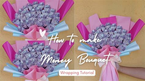 How To Make Money Bouquet Easy Step By Step Wrapping Tutorial Kath