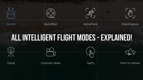 dji mavic air  intelligent flight modes explained youtube