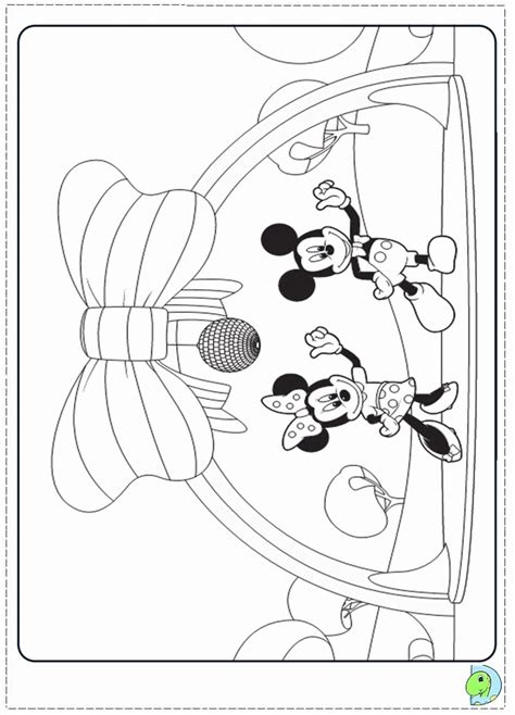 mickey mouse clubhouse coloring page   mickey mouse