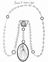 Divine Mercy Chaplet Printable Designlooter sketch template
