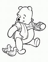 Pooh Coloring Pages Winnie Winter Color He Quotes Always Collection Do sketch template