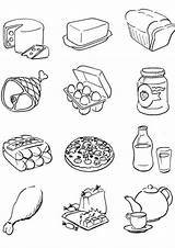 Foods Tulamama Junk Coloringhome Mycoloring Verduras Pintarcolorear Mandalas Souzan Entdecke Ideen sketch template