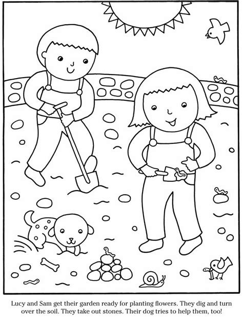 gardening coloring pages coloring books garden coloring pages kid