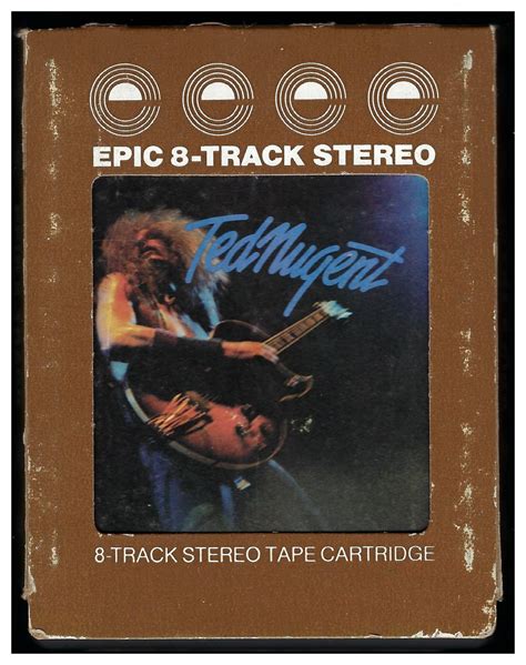 Ted Nugent Ted Nugent 1975 Solo Debut Epic A33 8 Track Tape