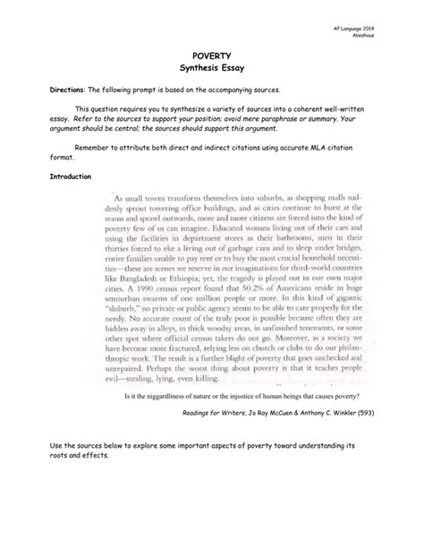 position paper  poverty writing  position paper