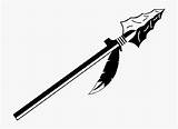 Spear Lance Arrowhead Kindpng Warrior sketch template