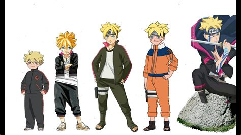 Naruto Characters Uzumaki Boruto S Evolution Youtube