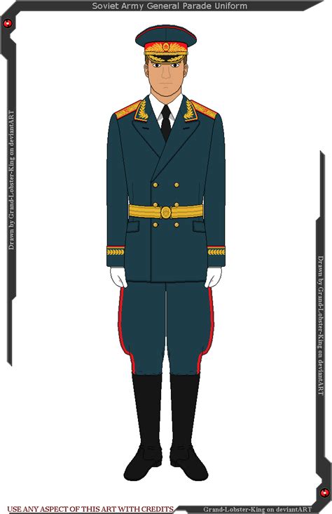 soviet army general parade uniform by grand lobster king