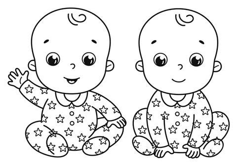 babies boy coloring page  printable coloring pages  kids