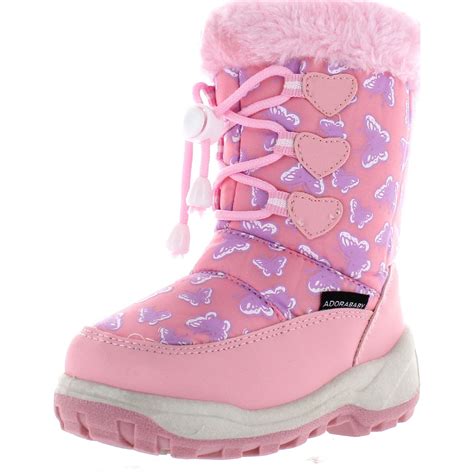 static footwear nova toddler kb girls winter snow boots walmartcom walmartcom