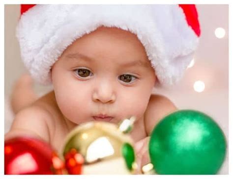 creative  cute photo ideas  babys  christmas