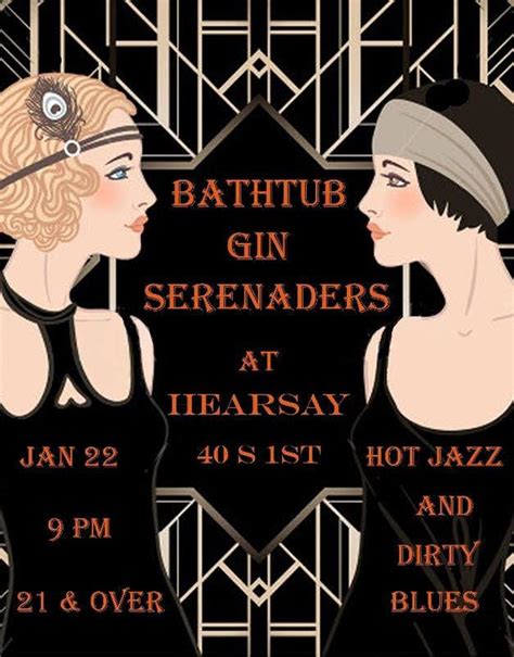 bathtub gin serenaders hearsay restaurant lounge and garden