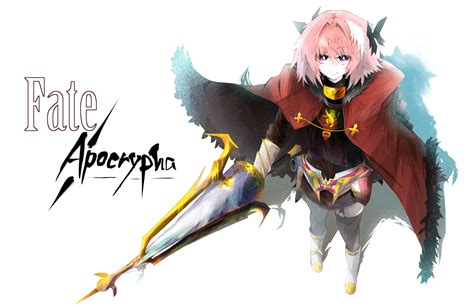 Pink Haired Female Anime Character Fate Series Fate Apocrypha Anime