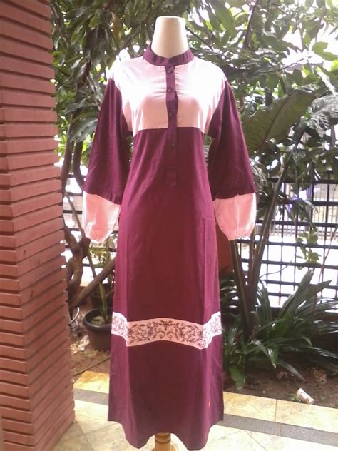 gamis nibras nb  merah butik baju muslim terbaru toko busana