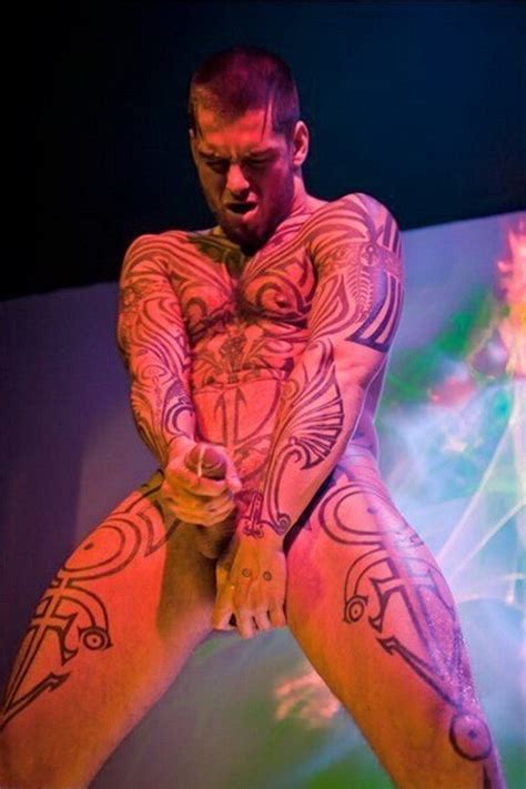 horny male strippers dancing naked with huge boners