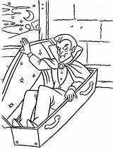Halloween Coloring Pages Dracula Coffin Kids Plus Sheets Boo Colorings Choose Board sketch template