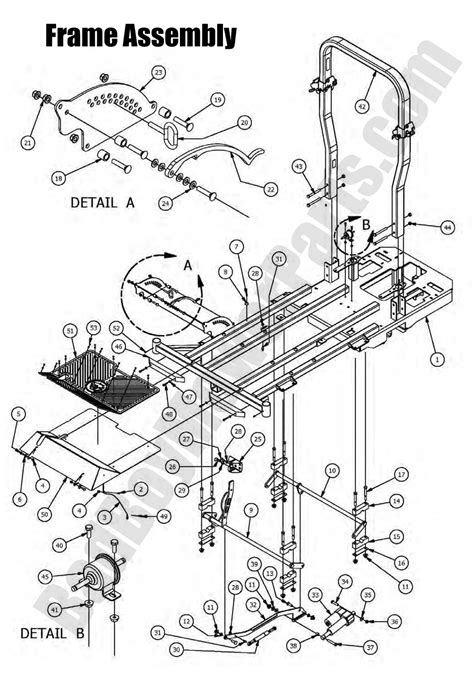 diesel ccframe assembly diagrambad boy mower parts