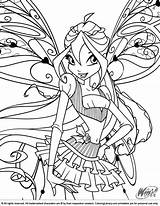 Coloring Pages Winks Getcolorings Winx Club sketch template