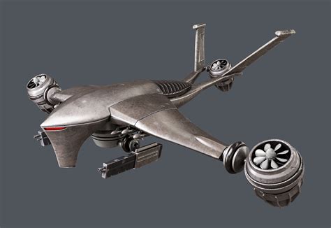 hunter killer drone  model cgtrader