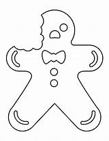 Gingerbread Coloring Man Eaten Pages Printable sketch template