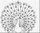 Peacock Paon Coloriage Coloriages Getdrawings Visualartideas sketch template