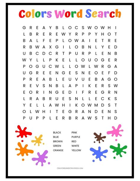 kid word searches activity shelter  printable word searches