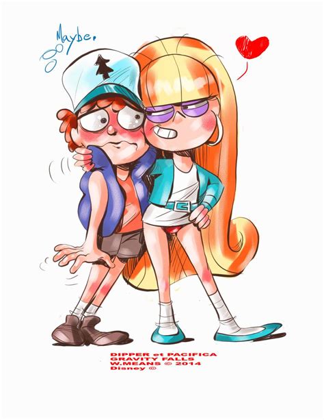 Dipper Et Pacifica By Pgii06 On Deviantart