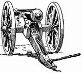 Cannon Civil War Drawing Texas Field Getdrawings sketch template
