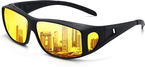 polarized night vision glasses men anti glare eyewear hd night sight