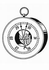 Barometer Coloring Pages Template Templates Edupics Large sketch template