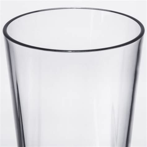 Get Sw 1472 Cl Cubed 16 Oz Clear Plastic Pint Glass 24 Case