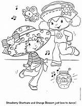Strawberry Coloring Shortcake Pages Vintage Kids Fun Popular Bojanke sketch template