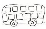 Autobus Colorare Disegni Doppio Pullman sketch template