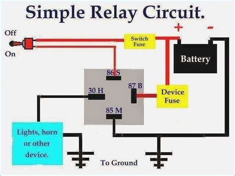 image result   pin relay wiring diagram horn electricity car