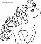 Coloring Pages Pony Little Printable Color Kids Crafty 80s Sheets Cartoon Sheet Characters sketch template