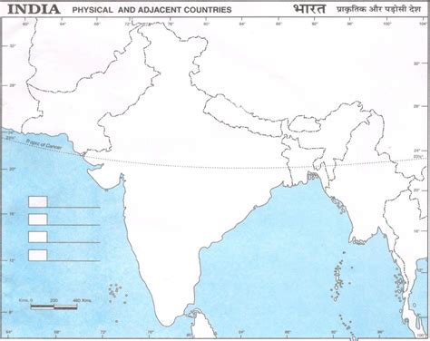 physical map  india  students   india map physical