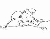Dumbo Coloring Pages Baby Playful Disney Disneyclips Cute Funstuff sketch template